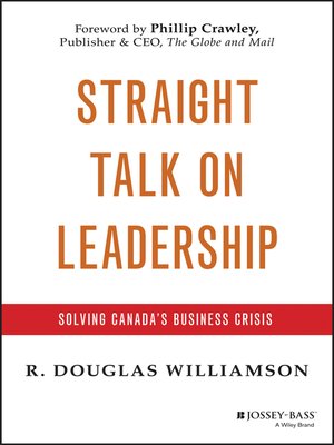 cover image of Straight Talk on Leadership